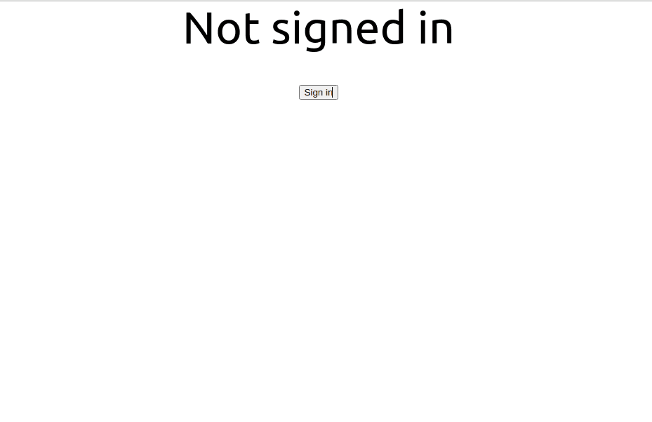 The profile page